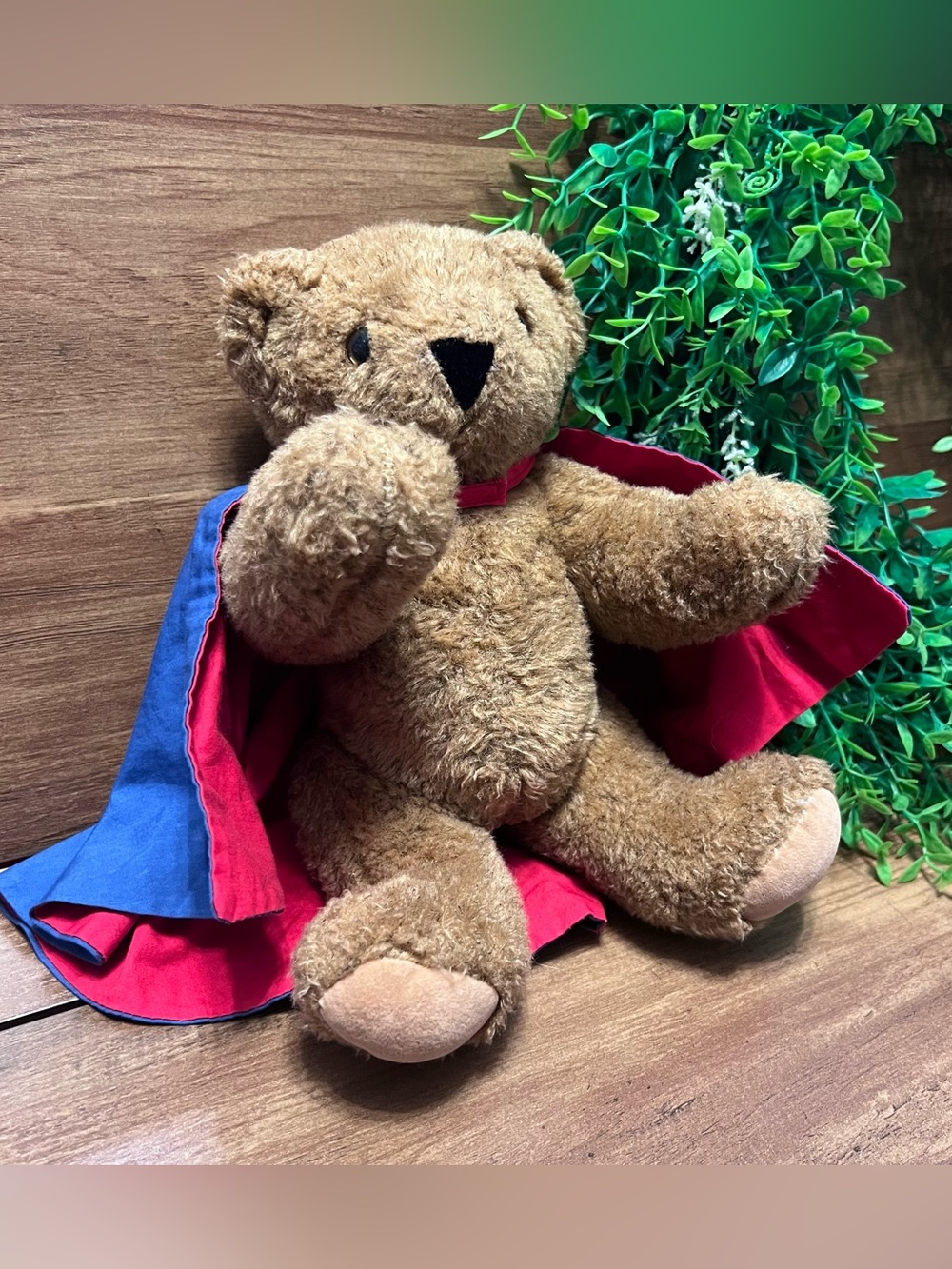 Vermont Teddy Bear "Hero Bear" 13”